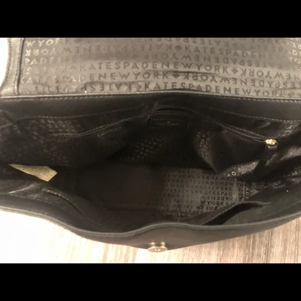 KATE Spade Lilah Saffino leather black satchel - Image 3