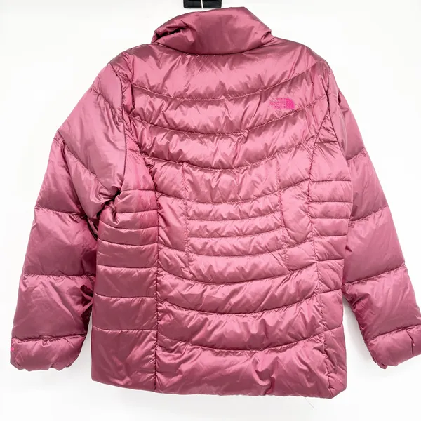 The North‎ Face Womens Aconcagua II Shiny Pink Down Puffer Gorpcore Jacket M - Image 8