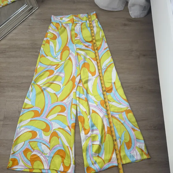 Zara Loose Fit Groovy Vintage Wide Leg Pants - Image 5