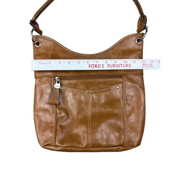 Rosetti Tip Top Hobo Bag‎ Brown Sugar Vegan Leather Shoulder Purse Boho - Image 4