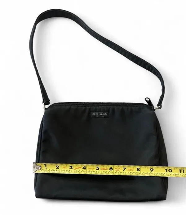 Vintage Kate Spade Black Nylon Shoulder Bag - Image 3