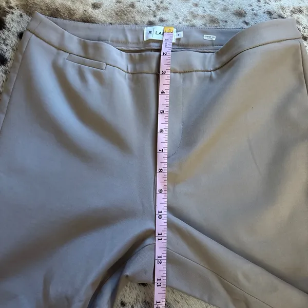 R‎ LABEL The Skinny Stretch Pants In Tan Size Small - Image 7