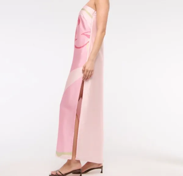Abercrombie & Fitch Pink Maxi Dress - Image 4