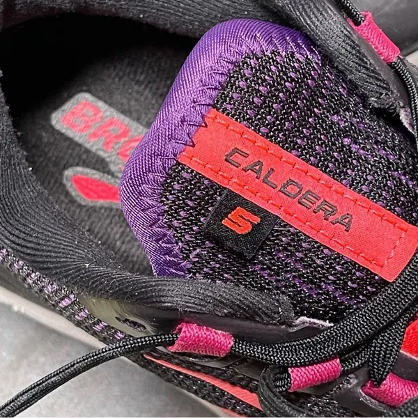 Brooks Caldera 5 Women's Black/Purple Trail Running Shoes Size 7.5B - Image 4
