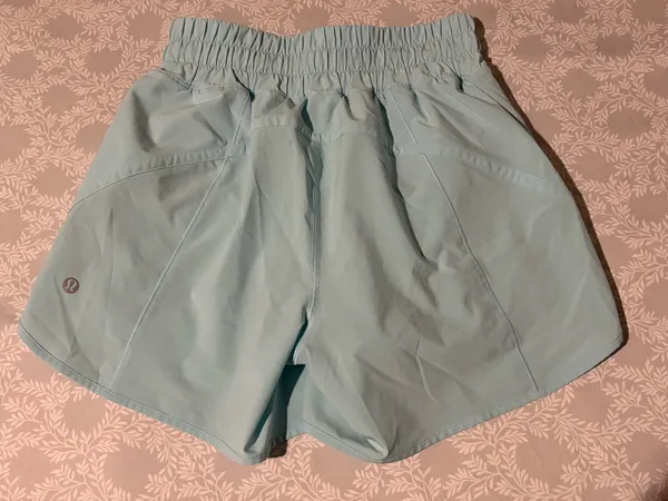 Lululemon Track That MR Short 5” – Icing Blue | Size 4 - Image 2
