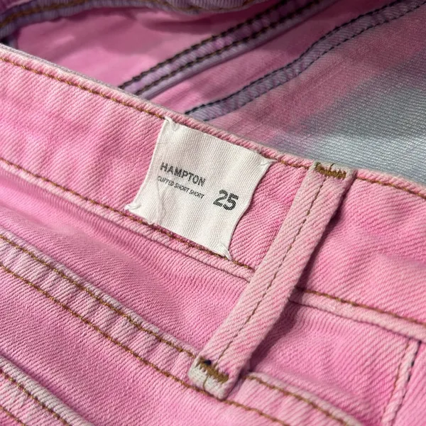 Hudson Jeans Hampton‎ Cuffed Short Short in Pink Gradient Size 25 - Image 6