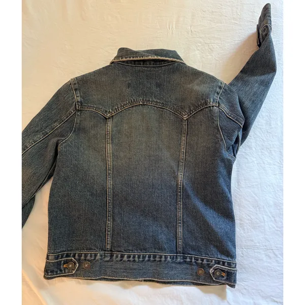 Vintage GAP Denim Jacket Womens Small Blue Jean Trucker 90s Made Phillipines - Image 8