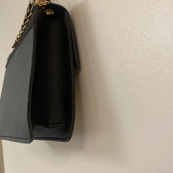 SheIn Mini Twist Lock Color Block Flap Chain Small Satchel Bag - Image 6