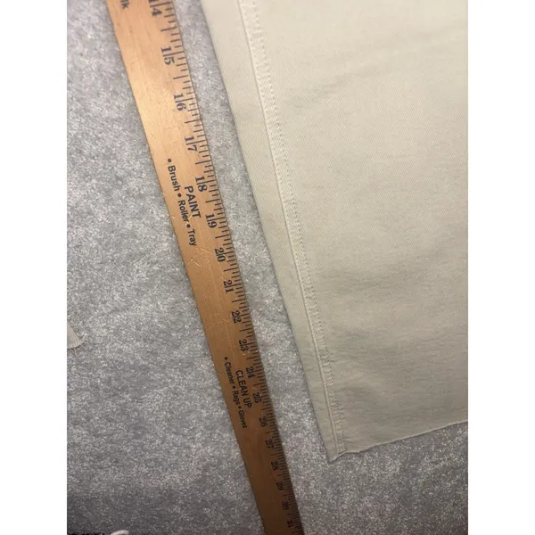 the drop‎ kori jeans wide leg nwt raw hem fray 29 Beige - Image 8