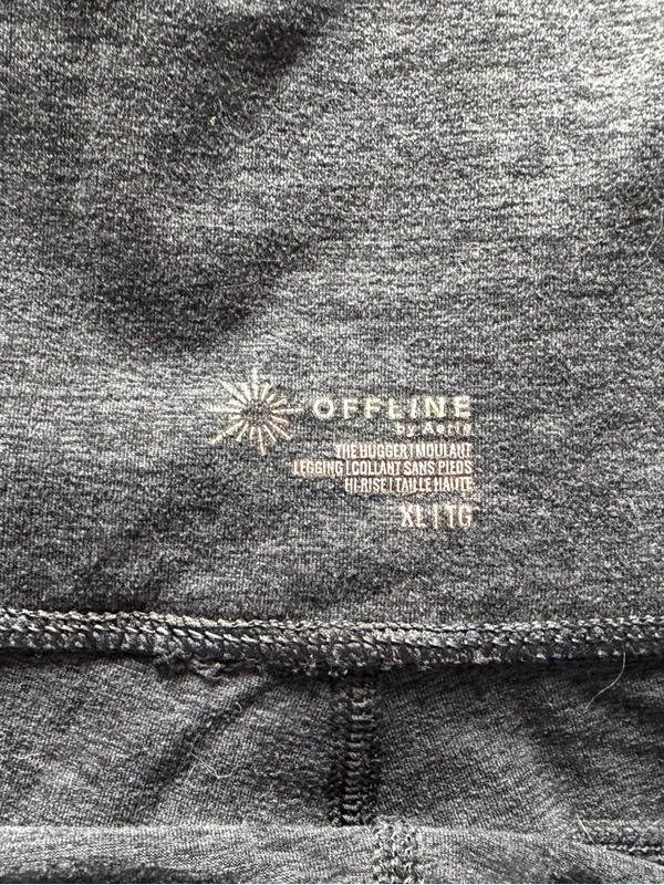 Offline by Aerie High Waisted Gray Leggings with Pockets - Image 2