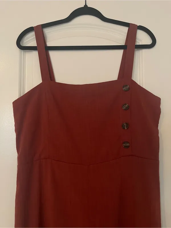 L.A. Hearts Rust/Terra Cotta Jumpsuit - Size L ✨ - Image 4