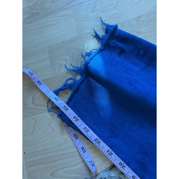 MOTHER The Ditcher Crop Fray Love On The Rock‎ Jeans Blue Acid Wash Size 27 - Image 10