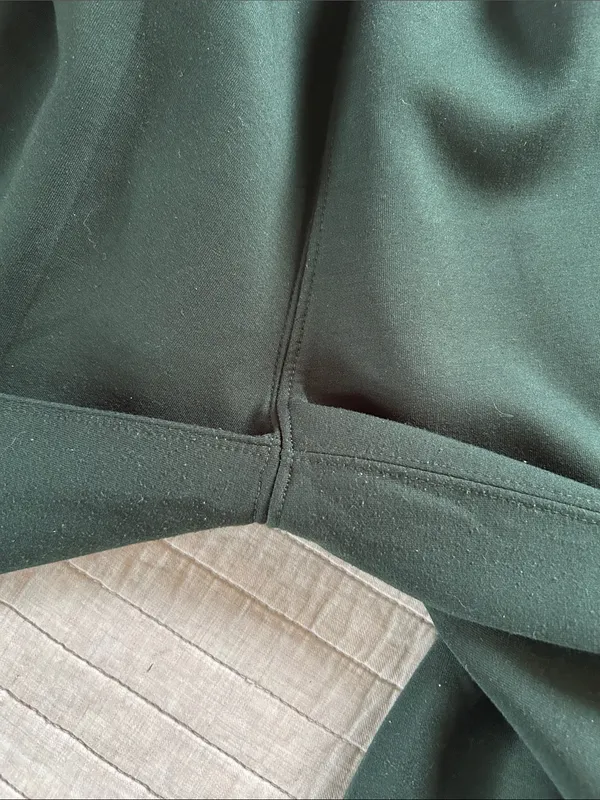 Abercrombie YPB green neoknit pull on comfy lounge joggers S - Image 11