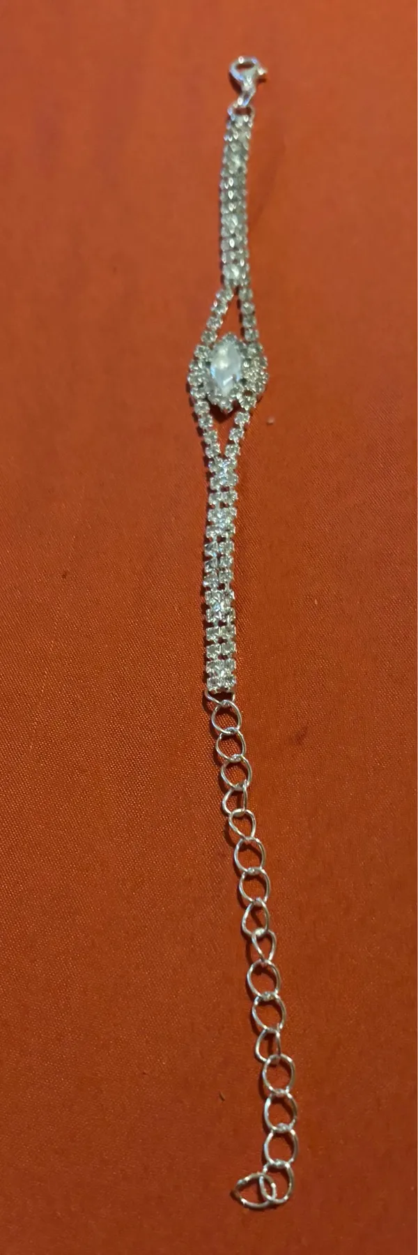 & Other Stories Silver Crystal Necklace, Earrings & Bracelet Jewelry Set(Fashion Jewelry) - Image 5