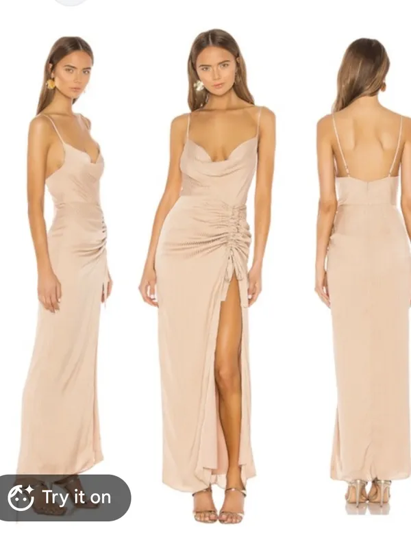 NBD Davis Champagne Gown - Image 2