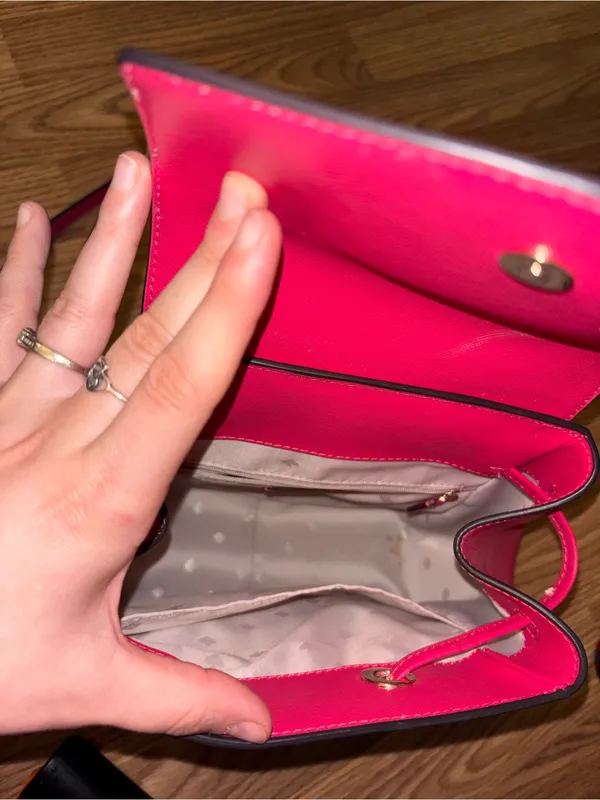 Kate Spade Hot Pink Leather Mini Backpack - Image 8