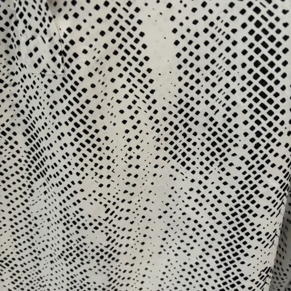 Apt. 9 Black and White Abstract Patterned Blouse - Image 2