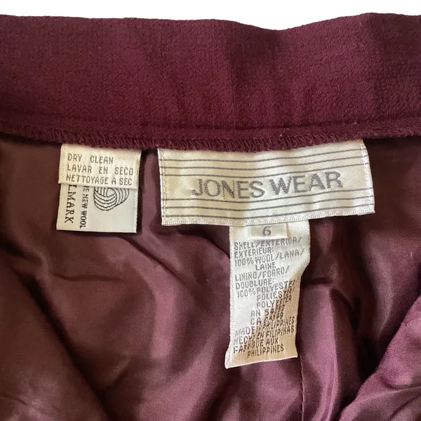 Jones Wear Pure Wool Dress Pants - Image 4