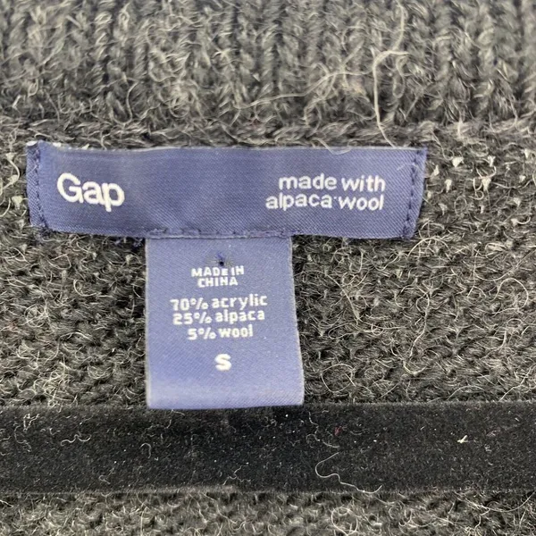 Gap Size S Cardigan Sweater Wool Alpaca Blend Long Sleeve Button Front Women's‎ - Image 3