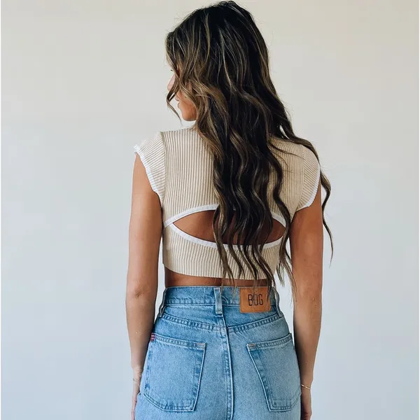 Princess Polly NWT ribbed crop top - Image 2