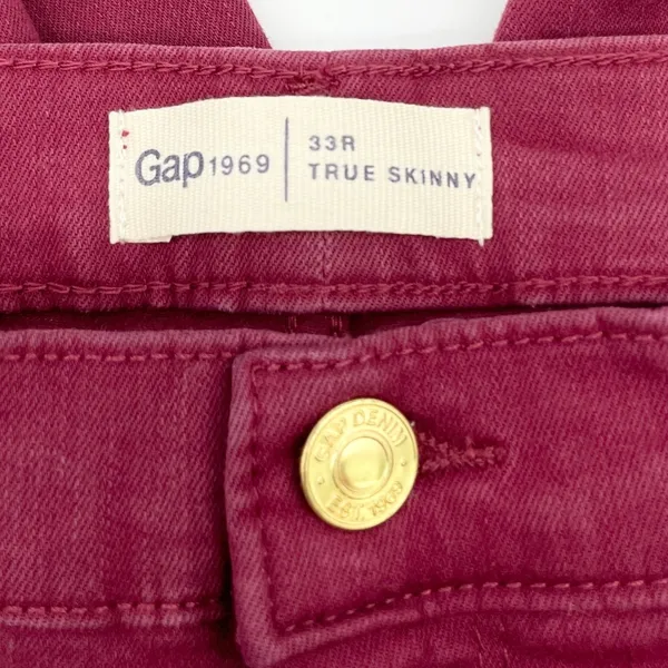 Gap‎ Women True Skinny Jeans 33R Streetwear Clean Girl Minimalist Denim Indie - Image 6