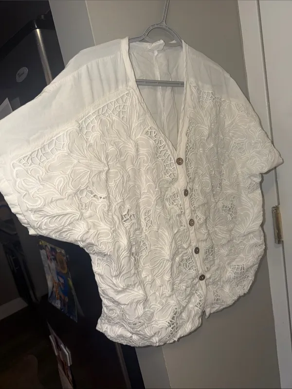 BY TOGETHER | Embroidered Boho Western Top S boho Nashville Texas rodeo - Image 4