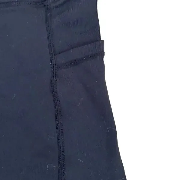 Black High Rise High Waist Biker Shots Yoga Workout Sporty Athletic SZ S - Image 4