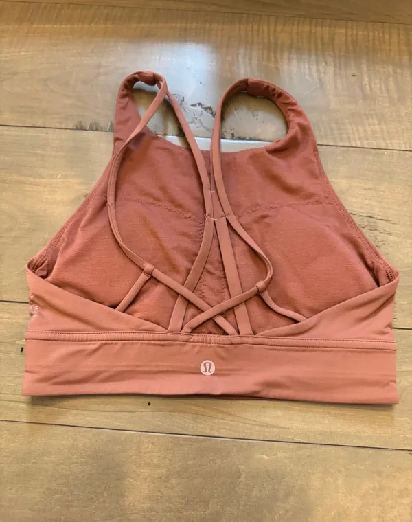 Lululemon Size 6 Ride and Reflect Sports Bra Adobe Dust - Image 2