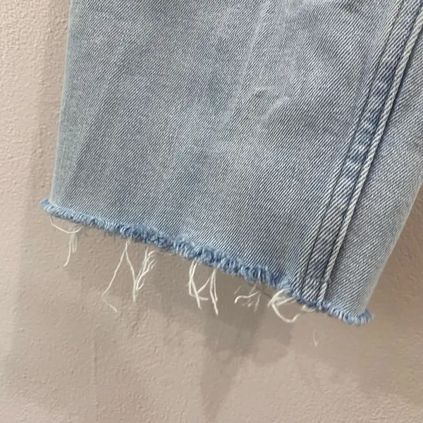 Abercrombie High Rise Mom‎ Jeans 28/6 Raw Hem Ankle Slim Fit Vintage Chic - Image 8