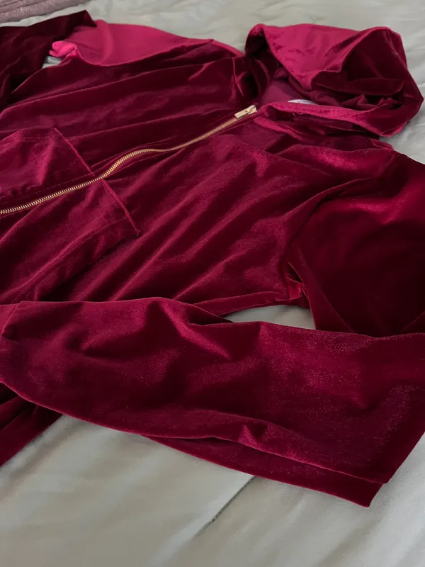 Velvet Zip Up - Image 3