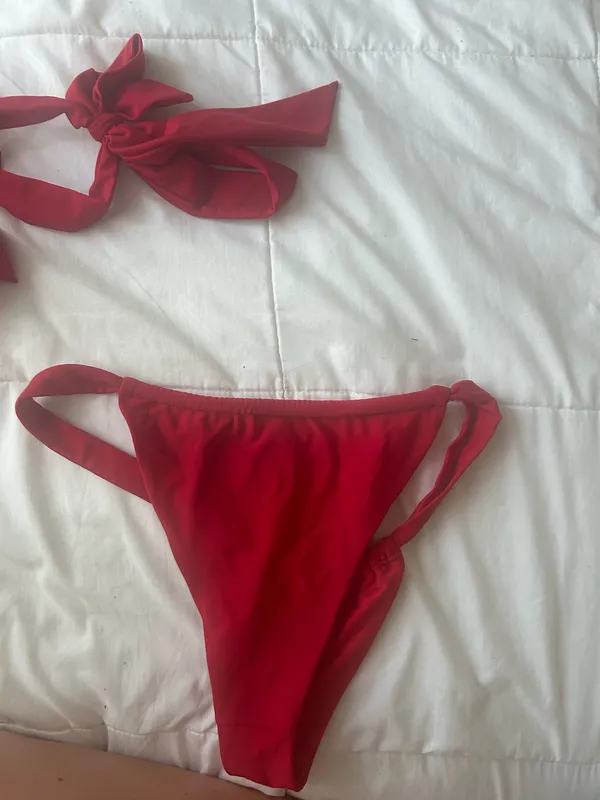 Edikted Red Knot Bikini Set - Image 6