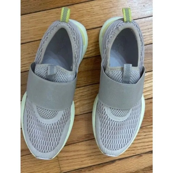 Sorel Women’s Sneakers Size 7.5 Kinetic Impact Strap Gray Mesh Slip On Shoes - Image 10