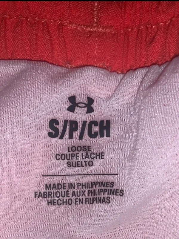 Under Armour Women's Fly by Shorts Venom Red & White Athletic Shorts - Image 4