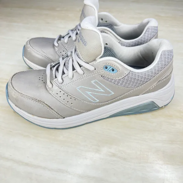 New Balance 928v3 Womens 7.5 Grey Leather Walking Shoes WW928GR3 - Image 10