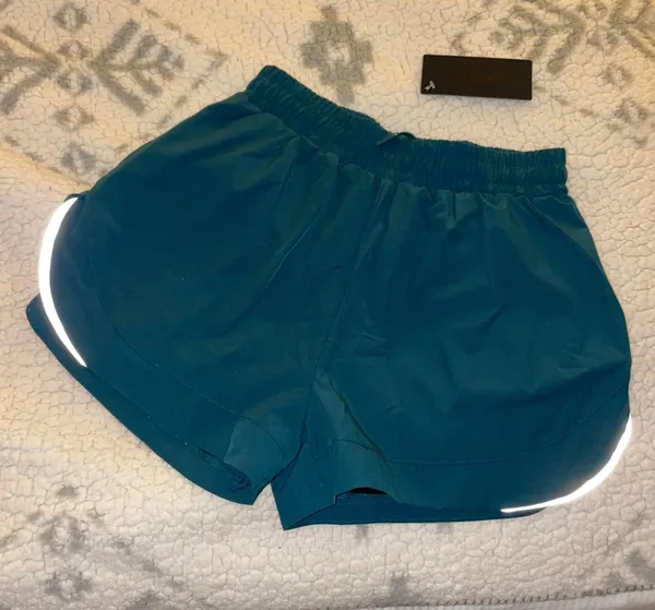 Alphalete Stride Short - Teal - Image 2