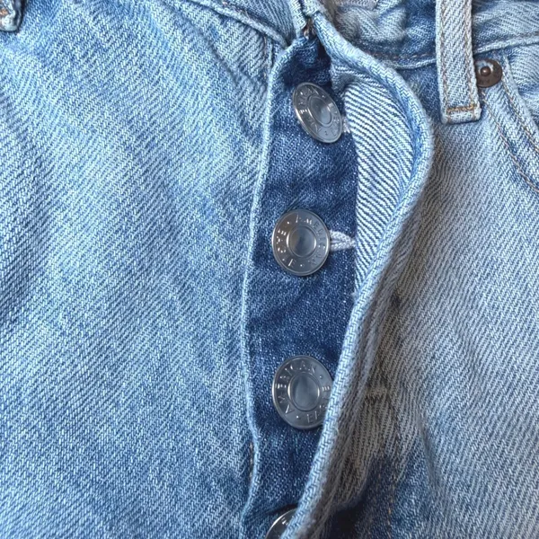 American Eagle Womens Size 6 90s Boyfriend Shorts Blue Denim Distressed Cut Off - Image 16