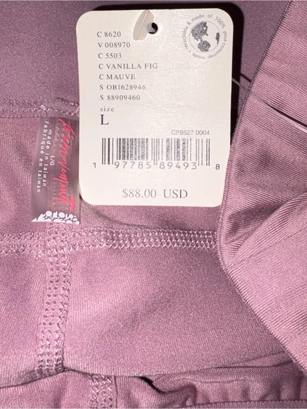 Free People Movement Let's Bounce Bubble Pants Vanilla Fig Mauve Large NWT - Image 6