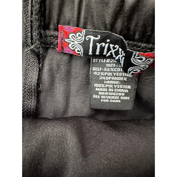 Trixxi Y2K Black Studded Strapless Mini Dress Juniors Size 3‎ HOCO Whimsigoth - Image 5