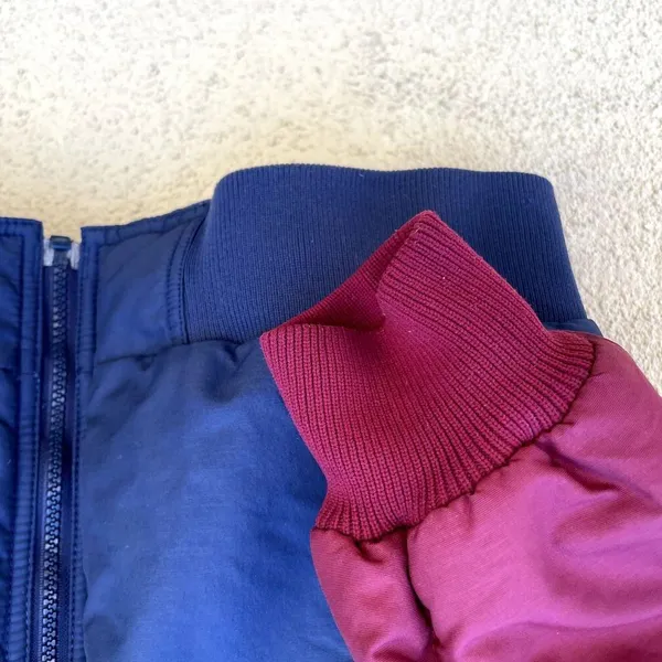 Vintage White Stag Ski Jacket Men's L Maroon Blue - Image 5