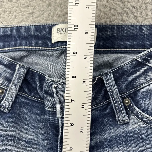 BKE Stella Slim Fit Low Rise Flare Jeans Western Festival Retro Women's 28 x 32 - Image 8