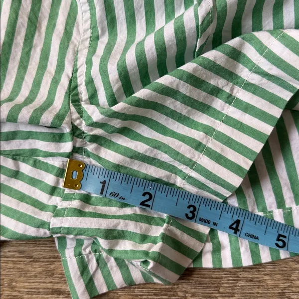 Brixton Women's Sidney Boxer Green Shorts Size Small - Image 3