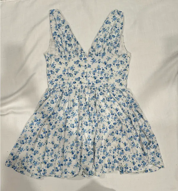 Blashe Blue Floral Corset Mini Dress - Image 5