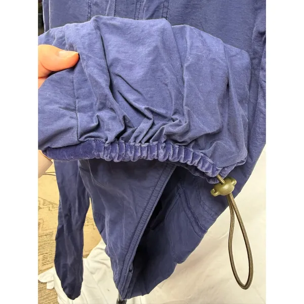 Abercrombie Vintage ‎ 90's Y2K Womens Navy Relaxed Utility Cargo Paratrooper Pants Sz 6 - Image 8
