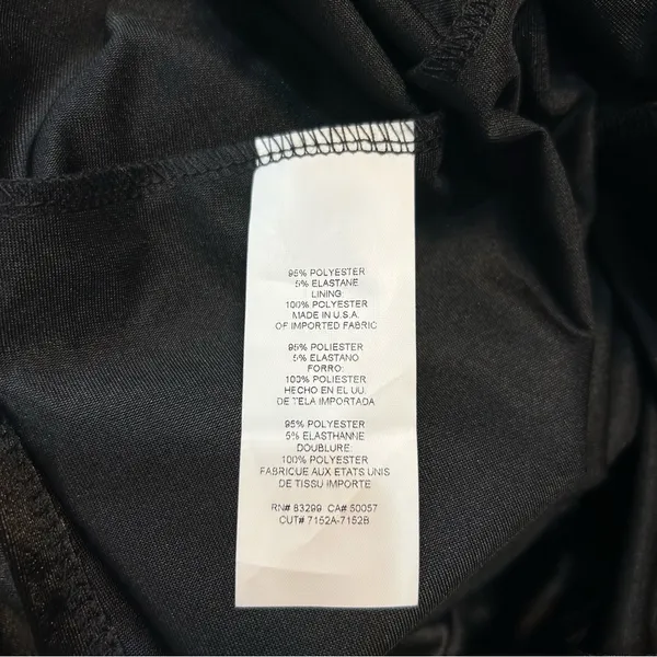 Express Satin Twist Halter Neck Midi Dress in Black Size XL Holiday Formal Event - Image 8
