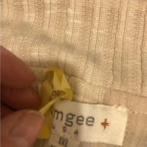 Umgee Cream Knit Sweater - Image 3