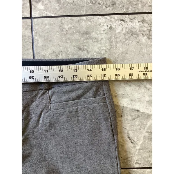 Banana Republic Sloan Gray Skinny Ankle Pants Washable Bi-Stretch Size 8 - Image 2