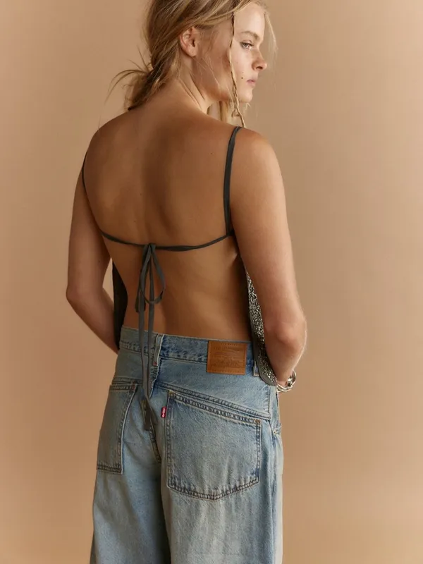 Free People Hot Sauce Embellished Tank- size Large - Image 3