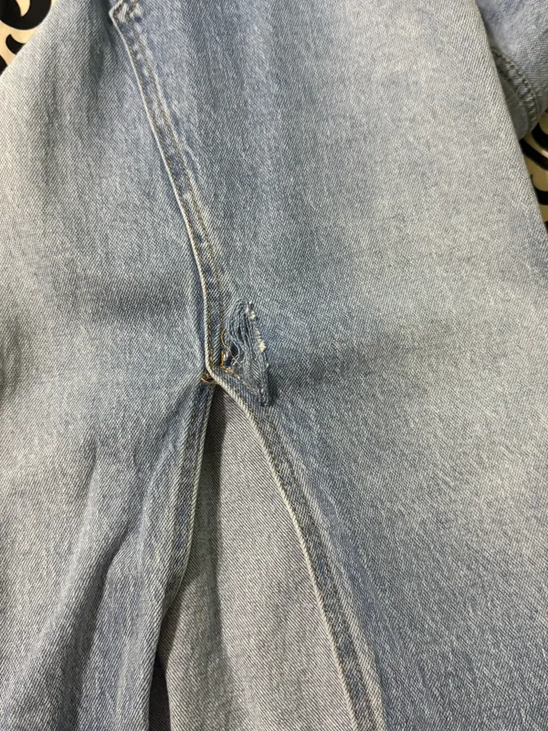 Vervet Maxi Blue Demin Skirt - Image 4