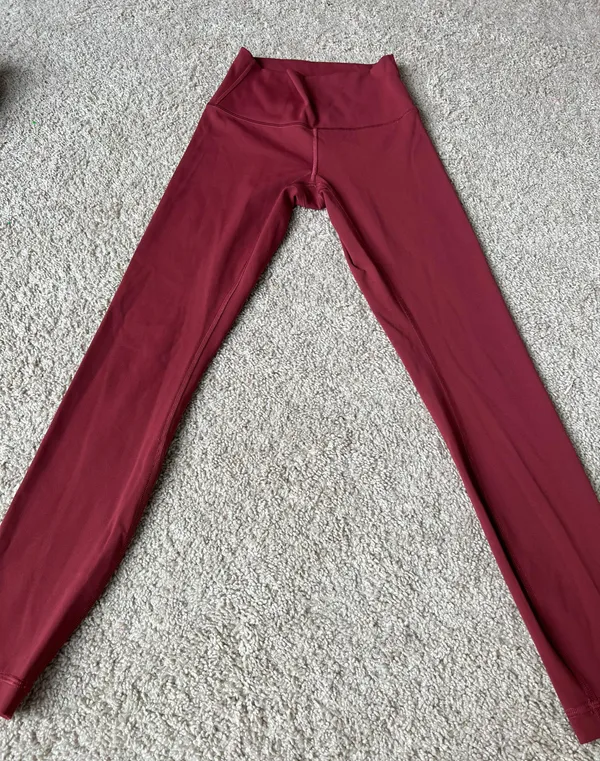 Lululemon Red Merlot  Align Leggings - Image 3