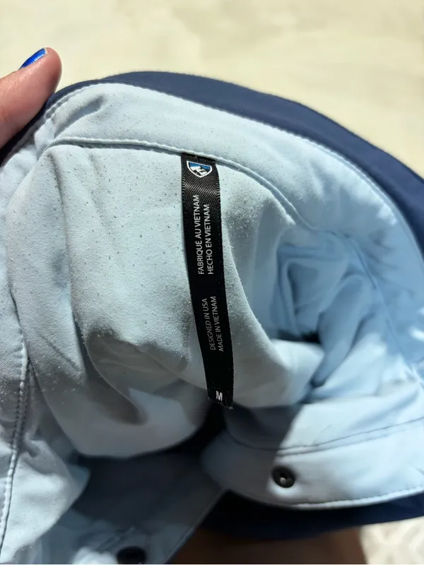 Kuhl aurora shirtjak Navy Blue Quilted Snap-Front Jacket medium - Image 10